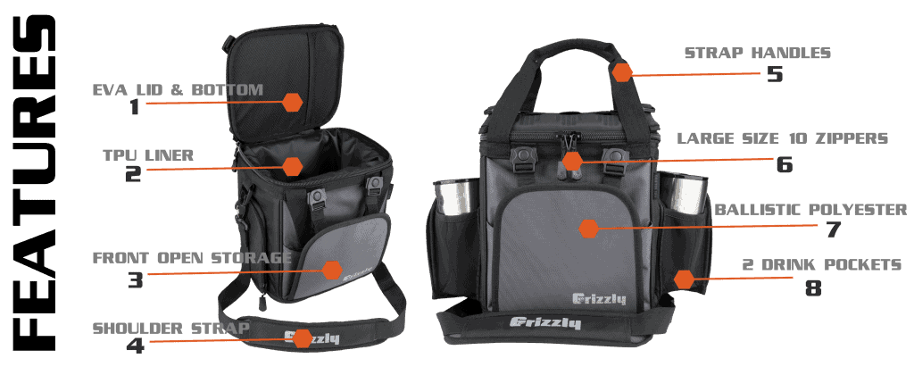drifter 12+ soft cooler bag features