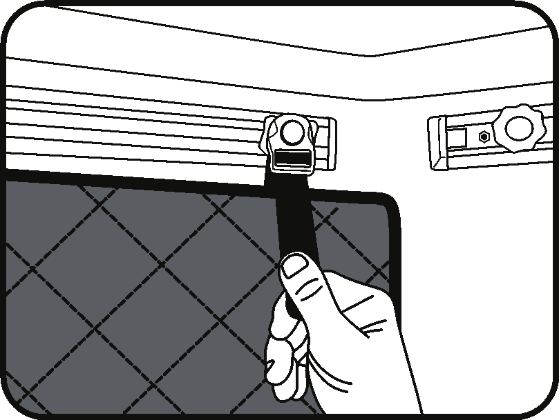 how to install box blind insulation, hanging small curtains
