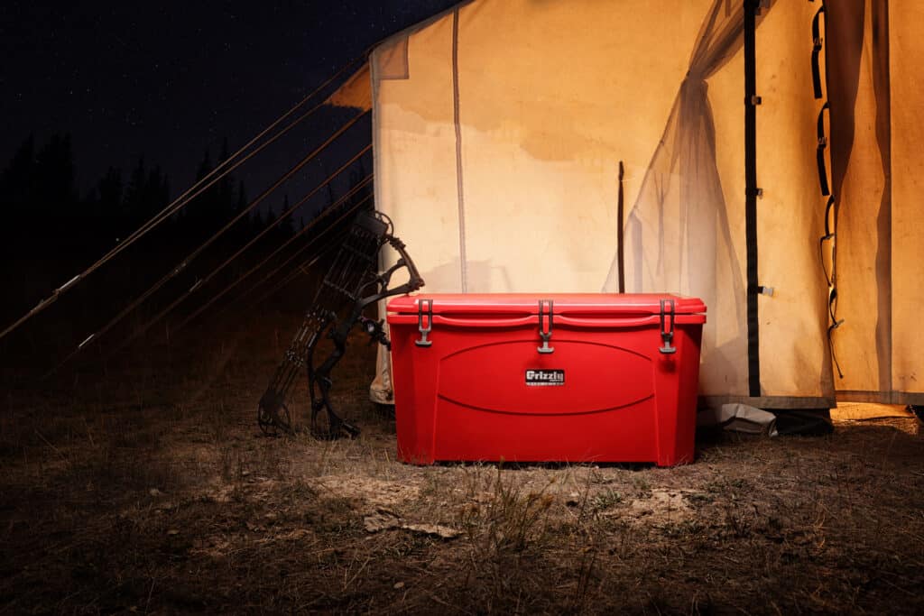 keeping food warm in a cooler
